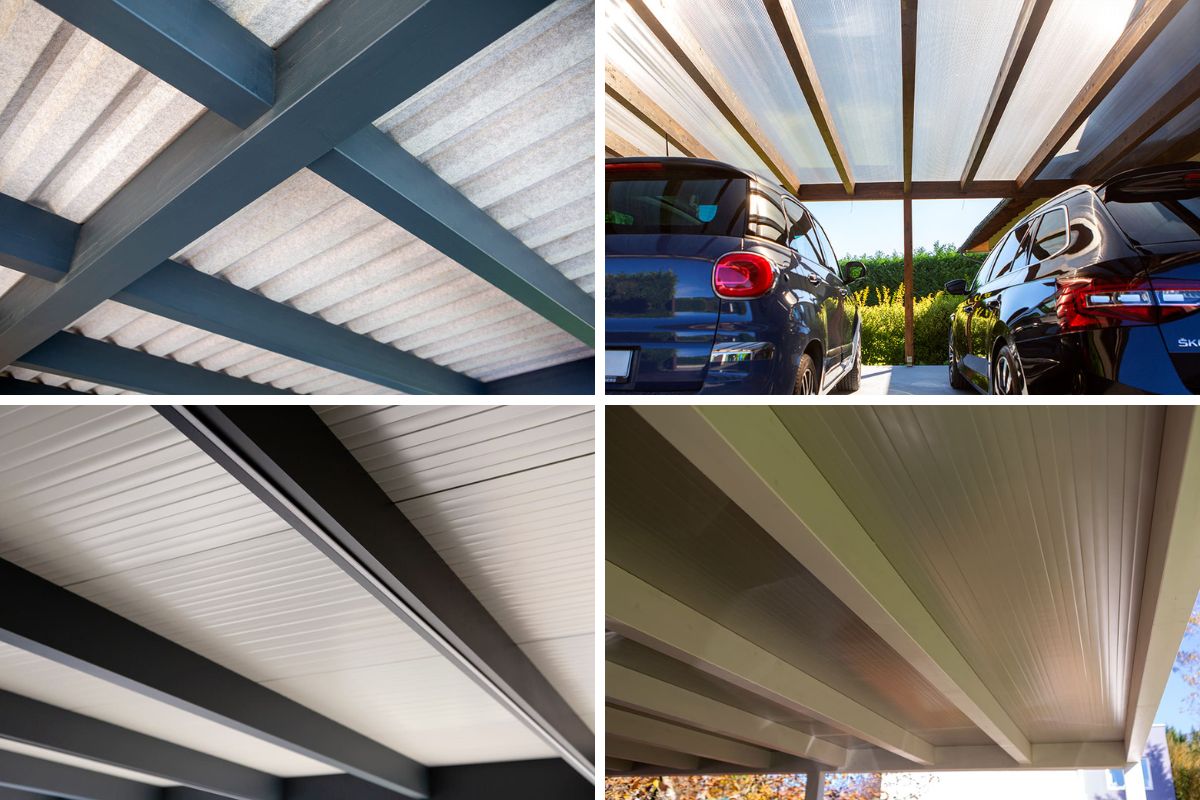 Deluxe Quick kocsibeálló fából, prémium minőségű autóbeálló elérhető áron