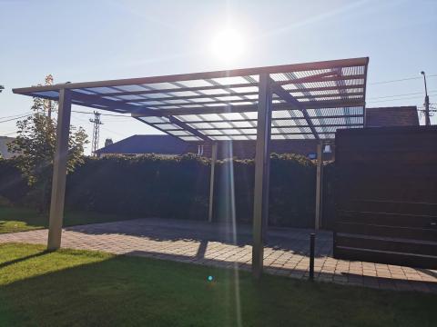 XIMAX Swingline rozsdamentes színű dupla kocsibeálló 2