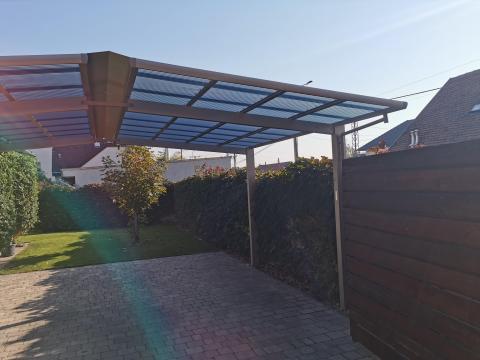 XIMAX Swingline rozsdamentes színű dupla kocsibeálló 4