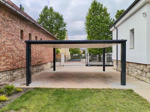 alumínium kocsibeálló trapéz lemez fedés_Deluxe_Building