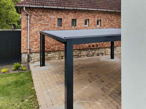 Aluminium kocsibeallo trapez lemez fedes deluxe building 6