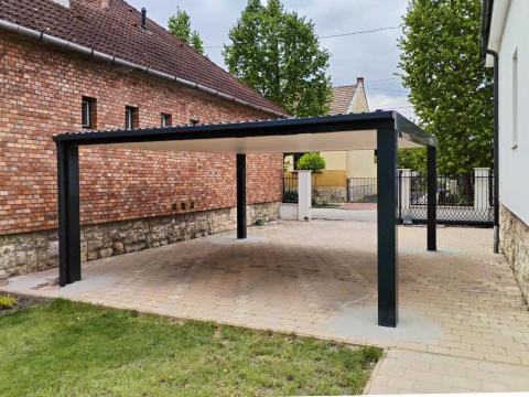 alumínium kocsibeálló trapéz lemez fedés_Deluxe_Building_6