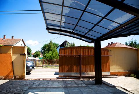 Deluxe kocsibeálló, XIMAX Portoforte Y, dupla kocsibeálló, alumínium szerkezettel 01