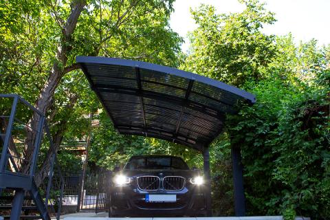 Deluxe kocsibeallo palram arizona eloregyartott aluminium szerkezet antracit 07 0