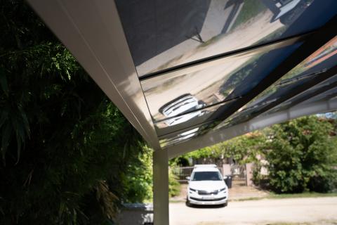 Ximax rozsdamentes alumínium kocsibeálló Deluxe Building_11